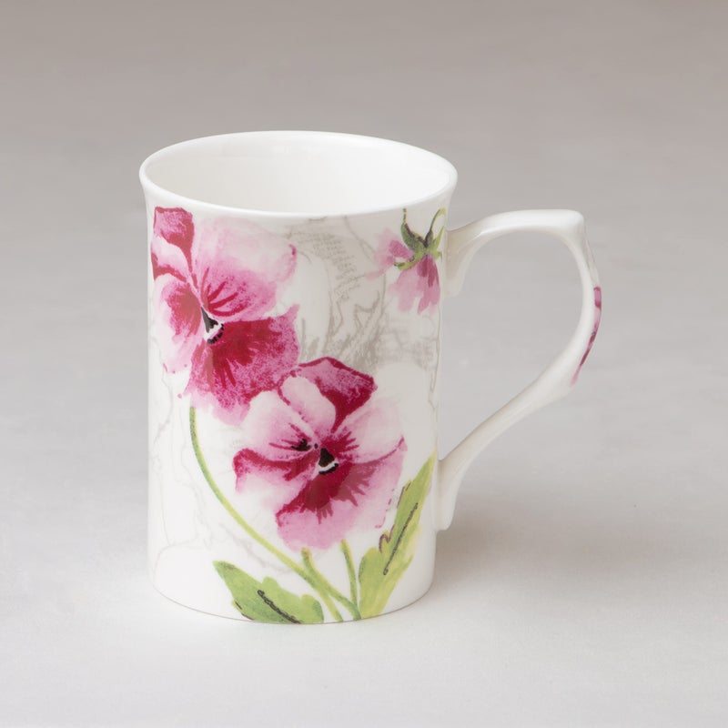 Grace Teaware Bone China Coffee Tea Mugs 9-Ounce (Sweet Floral) (Set of 4 Assorted) - Image 3